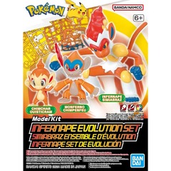 #07 Infernape Evolutions Bandai Model Kit
